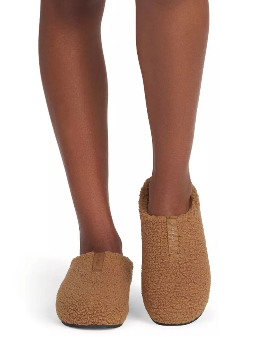 Bombas Women’s Sherpa Slip On Sunday Slipper Slippers Camel Tan 9 - Picture 12 of 12